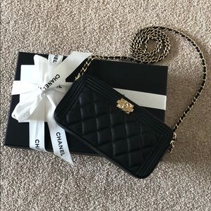 !!SOLD!! CHANEL Caviar WOC w/ gold hardware